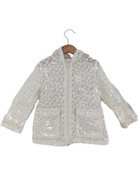 Zara Floral Lace Rain Jacket 18-24m | Toddler Girls Rain Wear‎